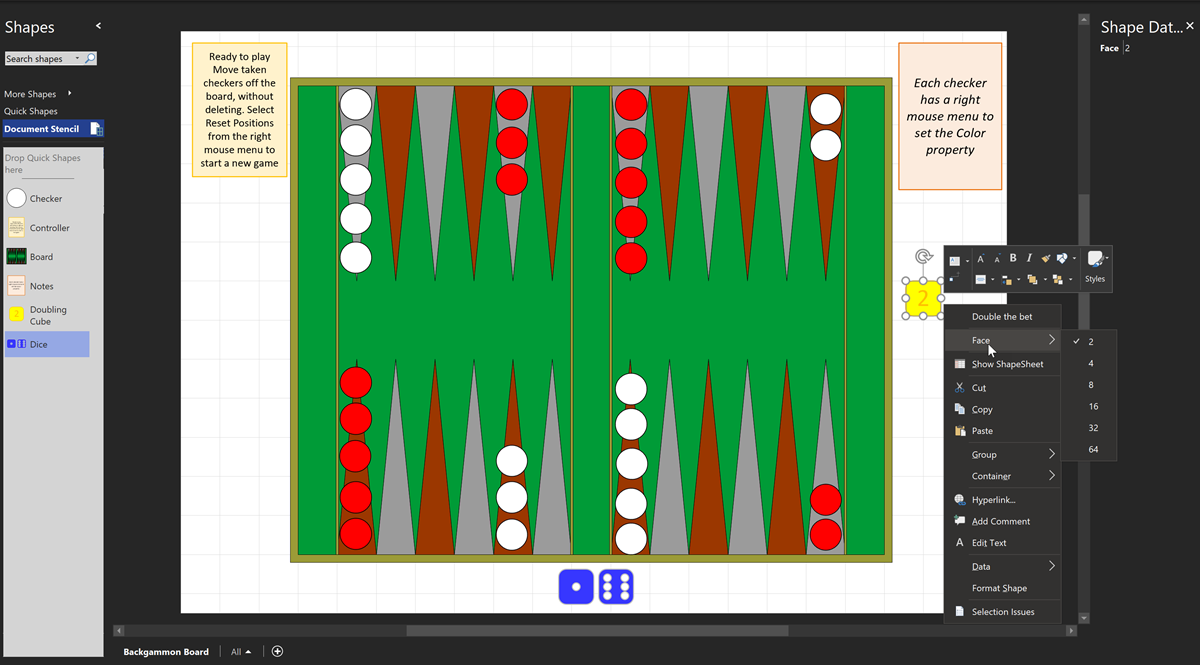 Play Backgammon with Visio - bVisual